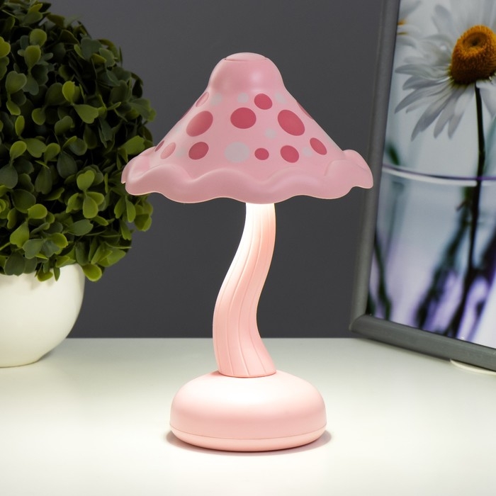Ночник Ночник "Гриб" LED 2Вт USB АКБ МИКС 13х13х21 см RISALUX