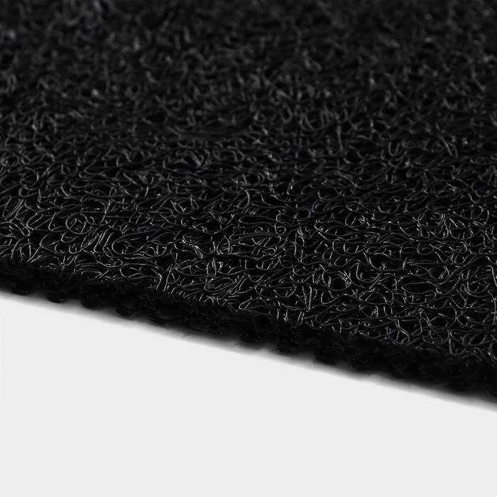 Коврик придверный грязезащитный SAVANNA, 45×75 см, цвет чёрный Коврик придверный грязезащитный SAVANNA, 45×75 см, цвет чёрный