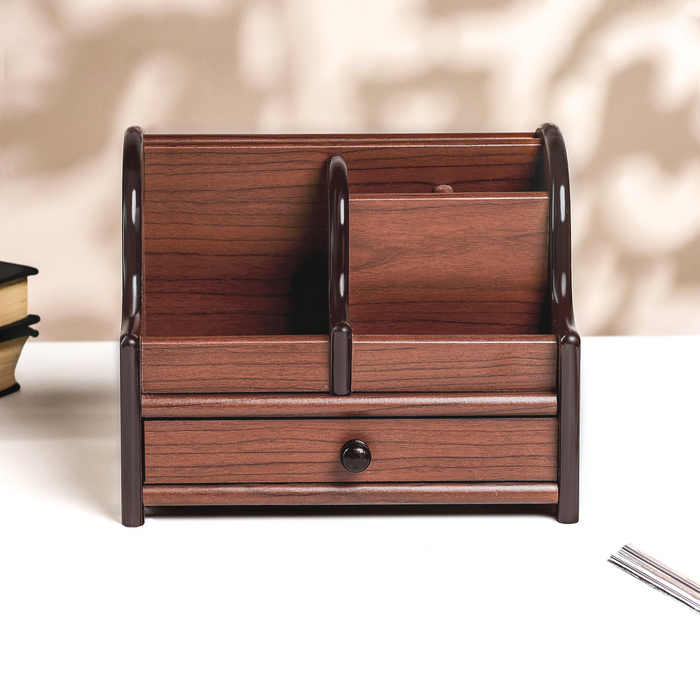 Органайзер 5 секций, 1 выдв ящик, 21*15*16см Органайзер 5 секций, 1 выдв ящик, 21*15*16см