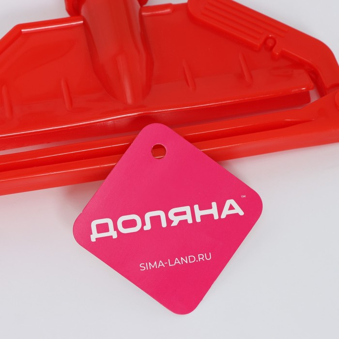 Тряпкодержатель Доляна, металл, 123×19 см, цвет МИКС Тряпкодержатель Доляна, металл, 123×19 см, цвет МИКС