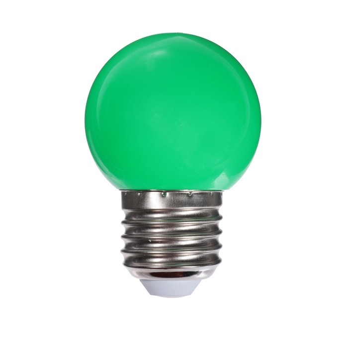 Лампа светодиодная Luazon Lighting, G45, Е27, 1.5 Вт, для белт-лайта, мульти, наб 20 шт Лампа светодиодная Luazon Lighting, G45, Е27, 1.5 Вт, для белт-лайта, мульти, наб 20 шт