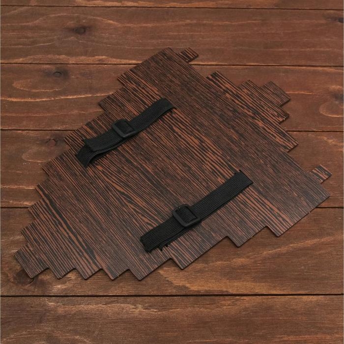 Набор деревянных сувениров "Рубиновое оружие" щит, меч МИКС