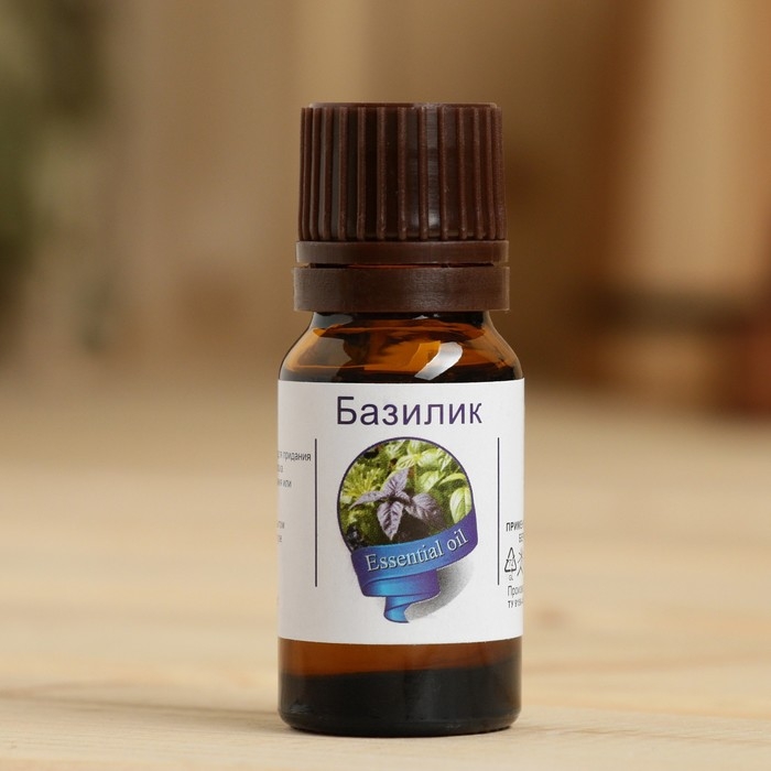 Эфирное масло Эфирное масло "Базилик", флакон-капельница, аннотация, 10 мл