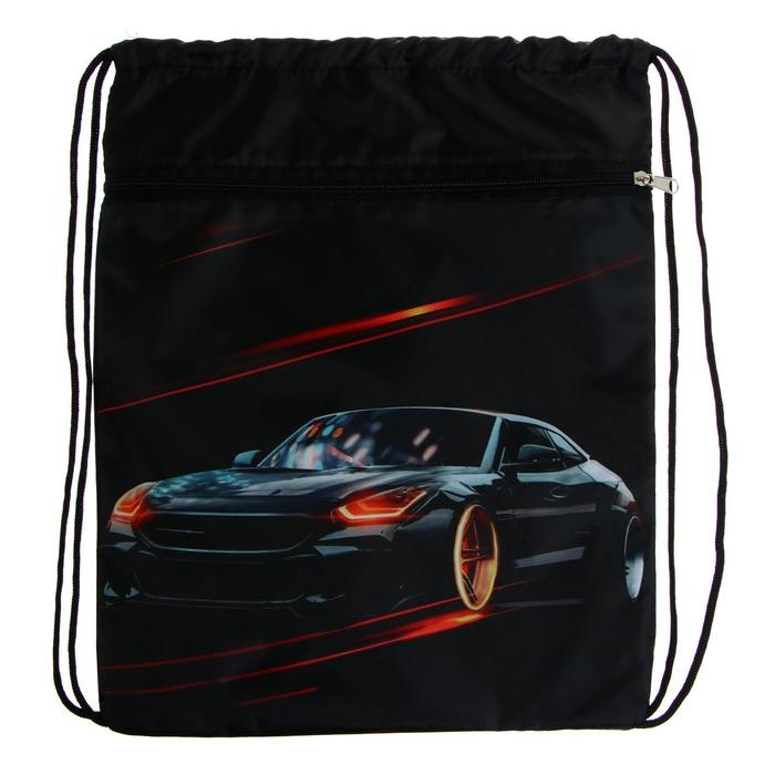 Мешок для обуви с карманом 420 х 340 мм, Calligrata МСО-7С, (мягкий полиэстер, плотность 210D),  Мешок для обуви с карманом 420 х 340 мм, Calligrata МСО-7С, (мягкий полиэстер, плотность 210D), "Тачки"