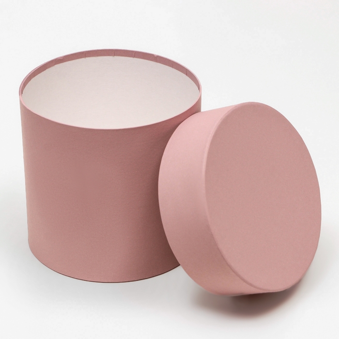 Набор круглых коробок 5 в 1 Набор круглых коробок 5 в 1 "Пыльная роза" 20 х 20 - 13 х 13 см,