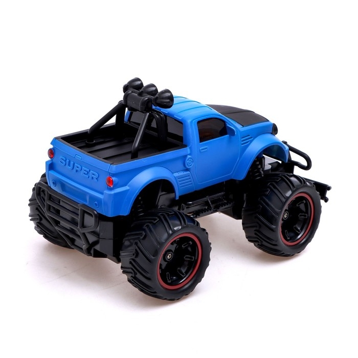 Джип радиоуправляемый «Пикап», 1:20, работает от аккумулятора, цвет синий Джип радиоуправляемый «Пикап», 1:20, работает от аккумулятора, цвет синий