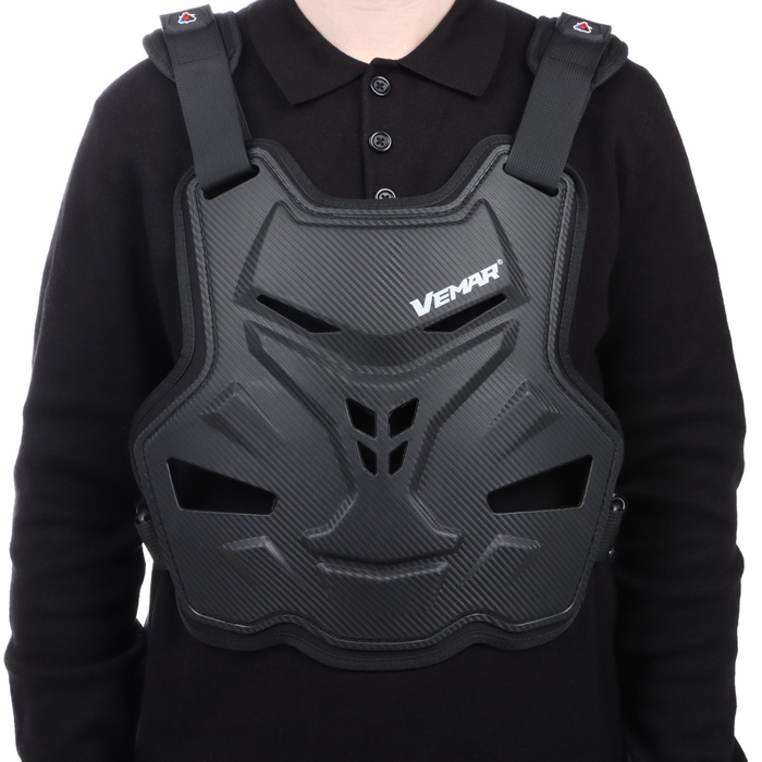Мотозащита подростковая, панцирь, регулируемый размер