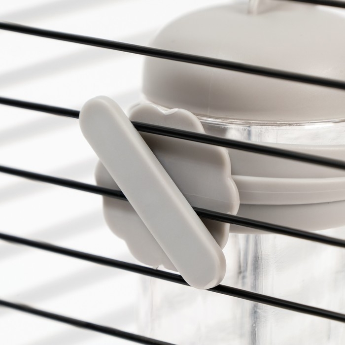 Поилка для грызунов Поилка для грызунов "Пижон", 250 мл, серая