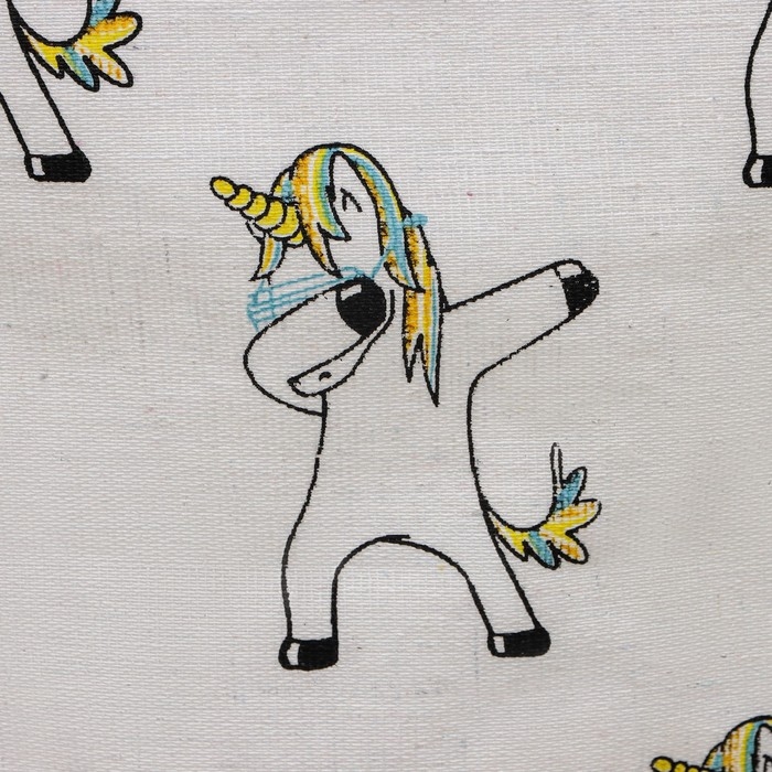 Корзина бельевая текстильная Доляна «Единороги», 40×40×48,5 см Корзина бельевая текстильная Доляна «Единороги», 40×40×48,5 см