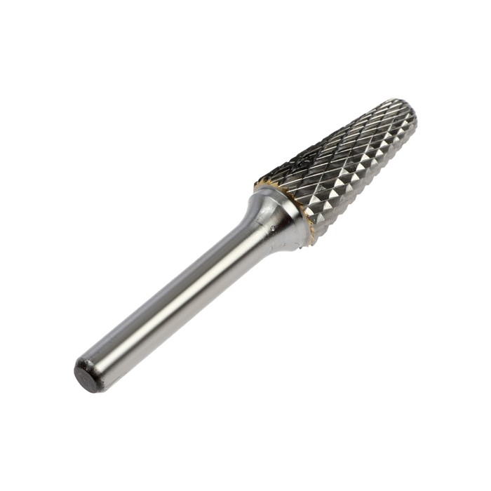 Борфреза ТУНДРА тип L коническая с закруглением 14 градусов, 12 x 28 мм, хвостовик 6 мм Борфреза ТУНДРА тип L коническая с закруглением 14 градусов, 12 x 28 мм, хвостовик 6 мм