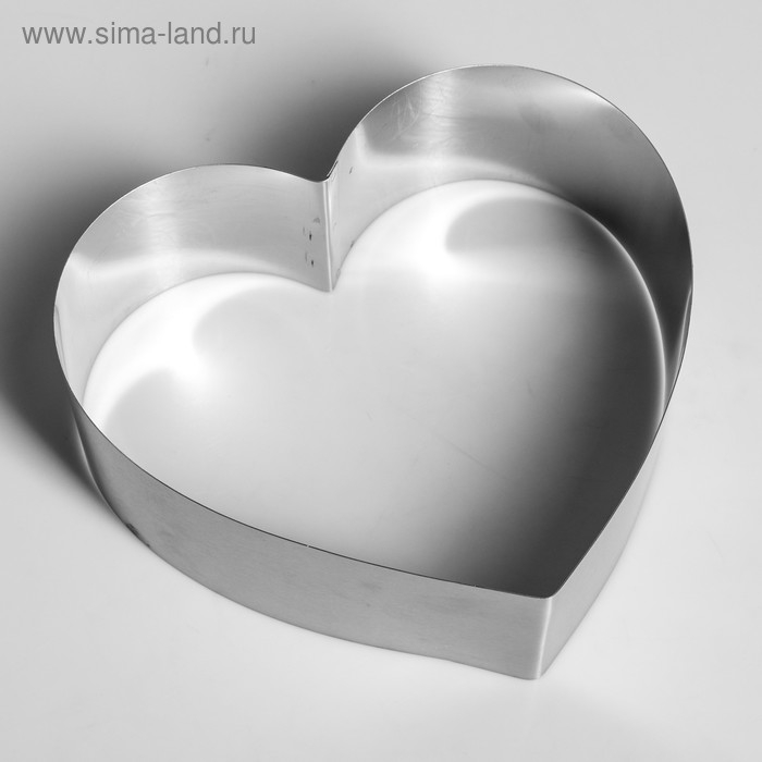 Форма для выпечки и выкладки «Сердце», h-6,5 см, 20 х 20 см Форма для выпечки и выкладки «Сердце», h-6,5 см, 20 х 20 см