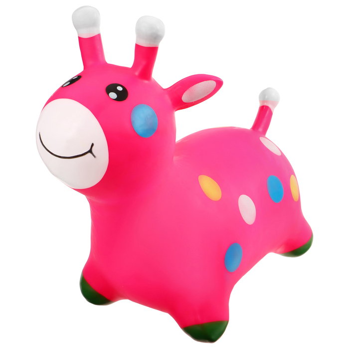 Попрыгун ZABIAKA «Жираф», 65х26х53 см, цвет МИКС Попрыгун ZABIAKA «Жираф», 65х26х53 см, цвет МИКС