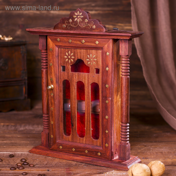 Ключница Ключница "Замок" дерево 29х22х6,5 см