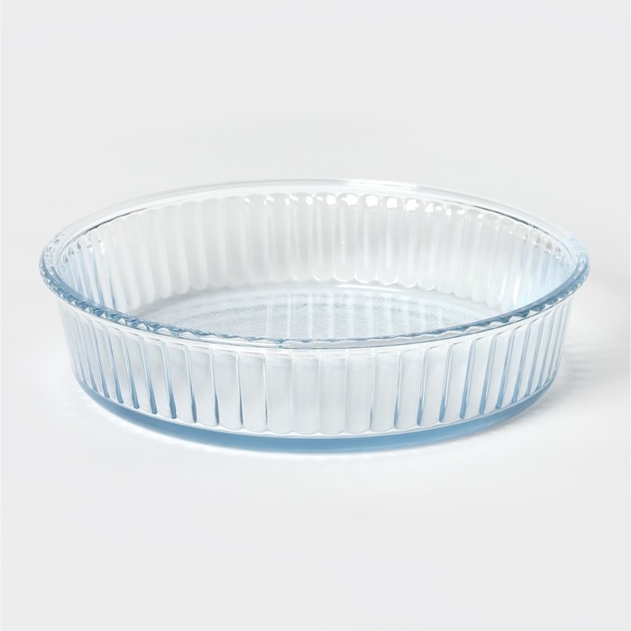 Блюдо стеклянное для запекания, d=26 см, h=6 см Блюдо стеклянное для запекания, d=26 см, h=6 см