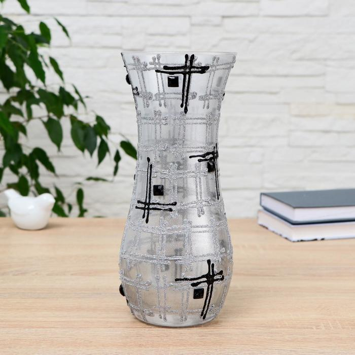 Ваза Ваза "Орион" шамот с декором d-10см h-25.5см