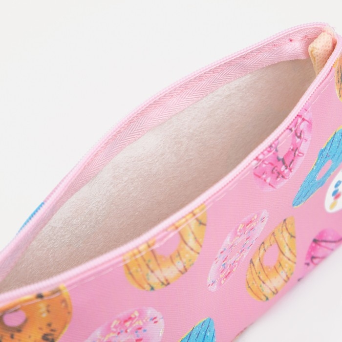 Косметичка на молнии, цвет розовый Косметичка на молнии, цвет розовый