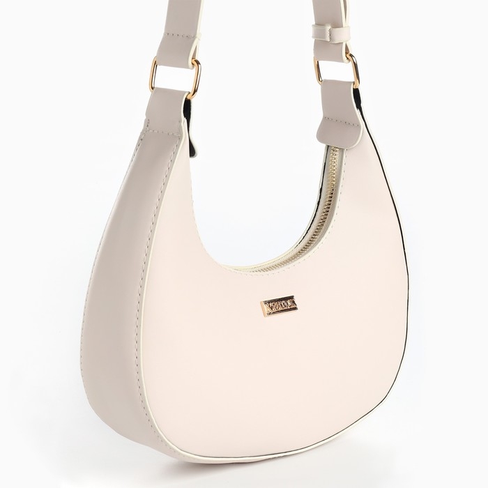 Сумка женская из искусственной кожи, 22х23х6 см, бежевый цвет Сумка женская из искусственной кожи, 22х23х6 см, бежевый цвет