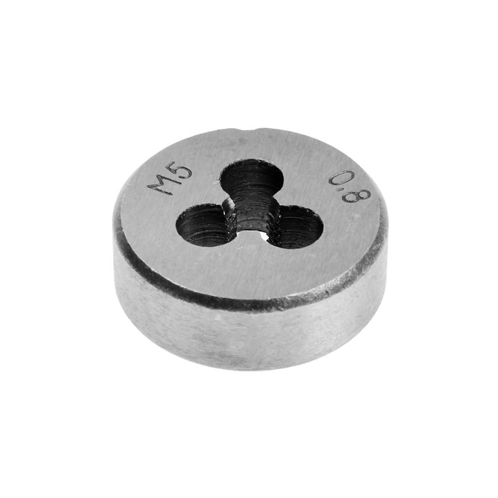 Плашка метрическая ТУНДРА, М5 х 0.8 мм Плашка метрическая ТУНДРА, М5 х 0.8 мм