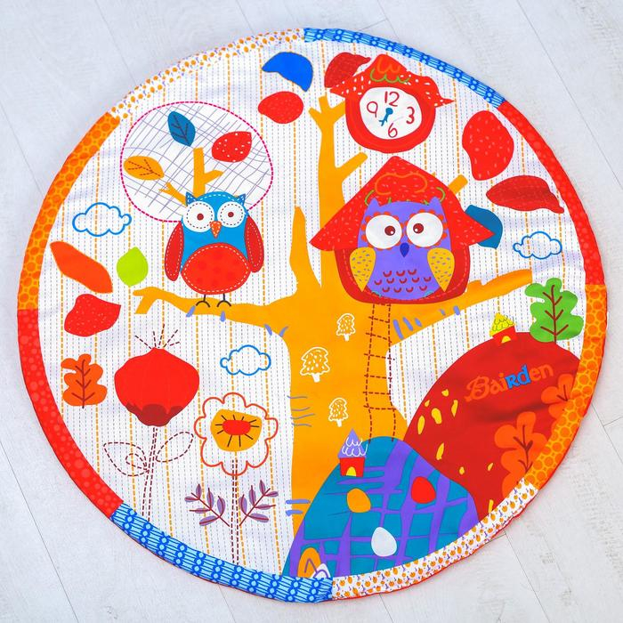 Развивающий коврик с дугами «Совушка», 85х85 см. Развивающий коврик с дугами «Совушка», 85х85 см.