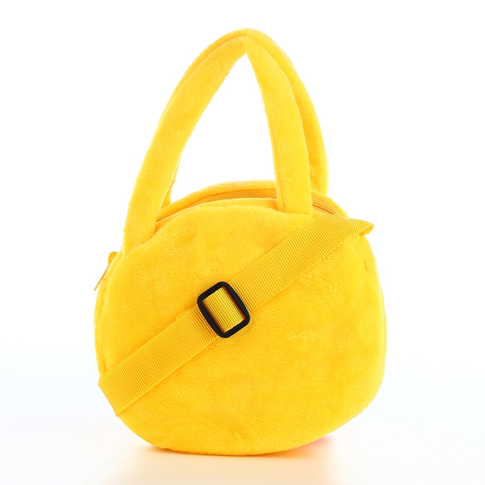 Сумка детская на молнии «Выбражулька», цвет жёлтый