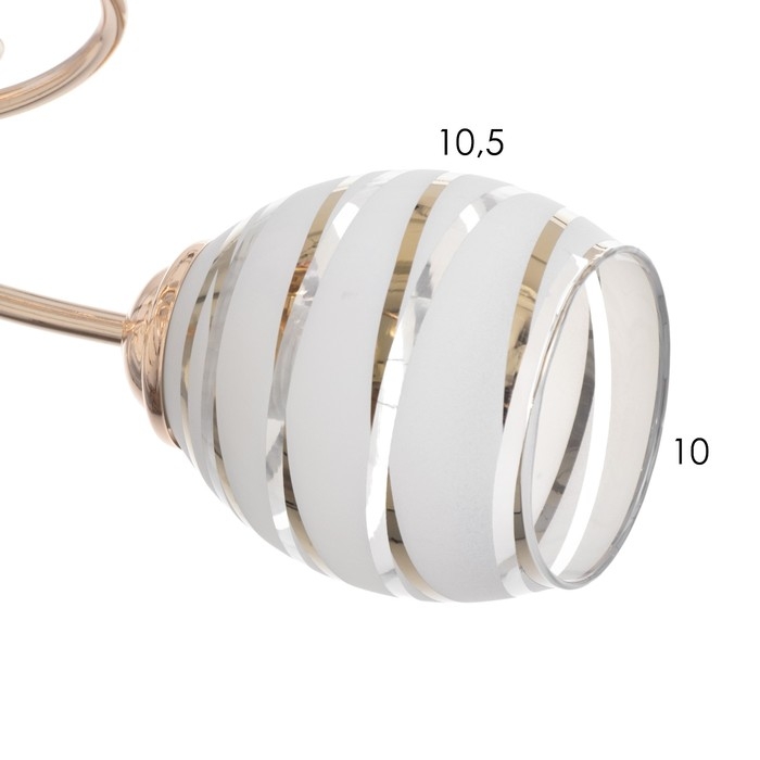 Люстра Люстра "Венда" 8х40Вт Е27 Золото МОДЕЛЬ: 2800089