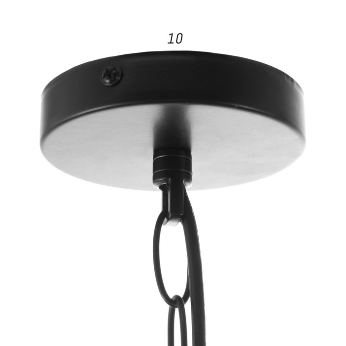 Люстра BayerLux Подвес BayerLux Люстра BayerLux Подвес BayerLux "Геометрия" E14 3х40Вт черный 45х45х45 см