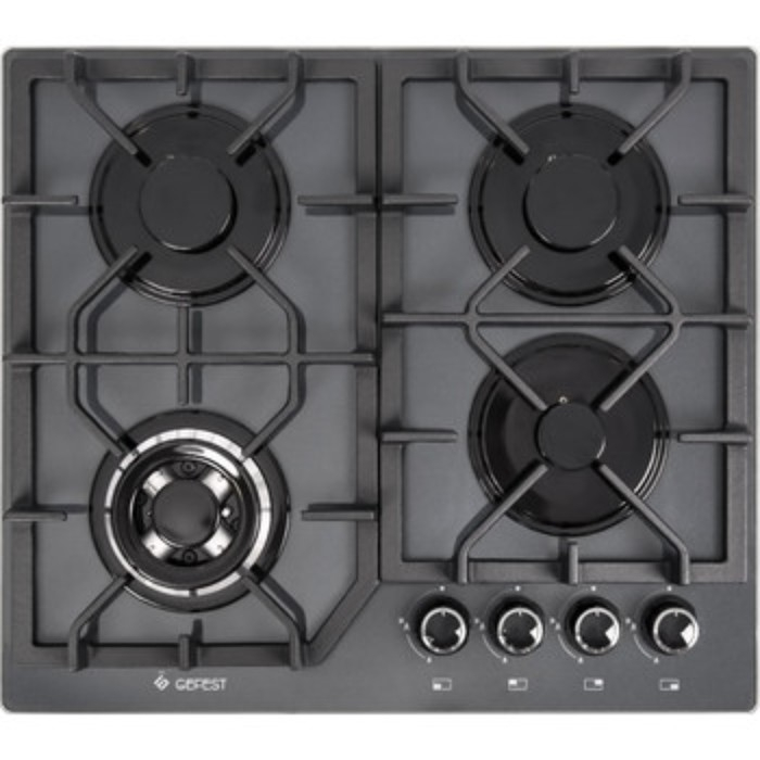 Варочная поверхность Gefest ПВГ 2232-01 К56, газовая, 4 конфорки,  серая Варочная поверхность Gefest ПВГ 2232-01 К56, газовая, 4 конфорки,  серая