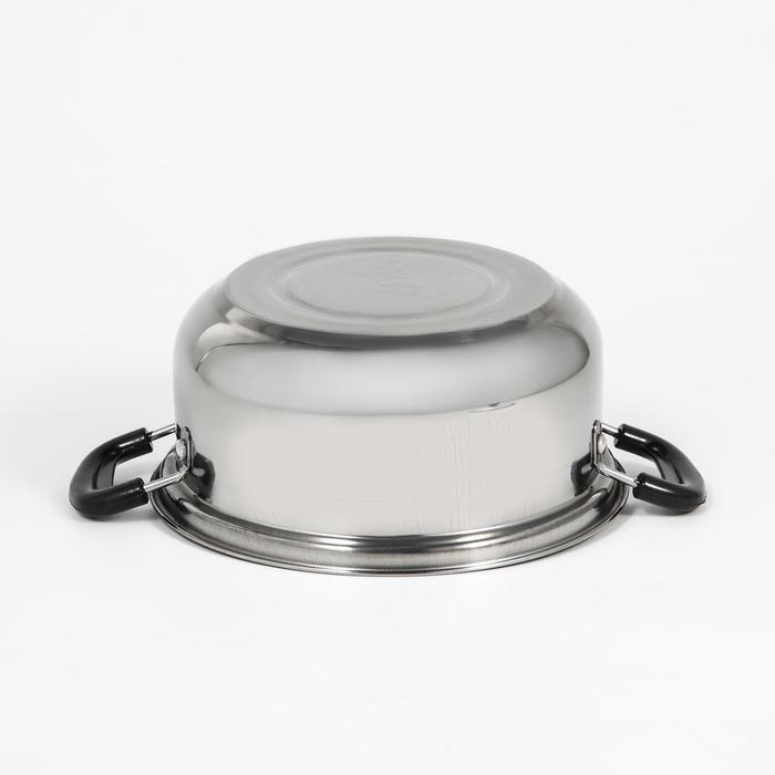 Кастрюля из нержавеющей стали Promo, 900 мл, 16×7 см, с крышкой Кастрюля из нержавеющей стали Promo, 900 мл, 16×7 см, с крышкой