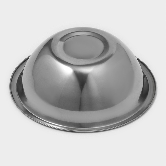 Миска из нержавеющей стали Доляна, 650 мл, d=16,5 см, толщина 0,3 мм, цвет хромированный Миска из нержавеющей стали Доляна, 650 мл, d=16,5 см, толщина 0,3 мм, цвет хромированный