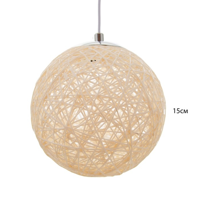 Светильник Светильник "Ротанг" 10LED 79Вт ПДУ белый 40х40х40-200см BayerLux