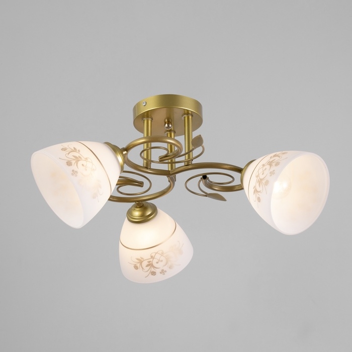 Люстра Люстра "Элора" 3хЕ27 40Вт золото 58х26 см