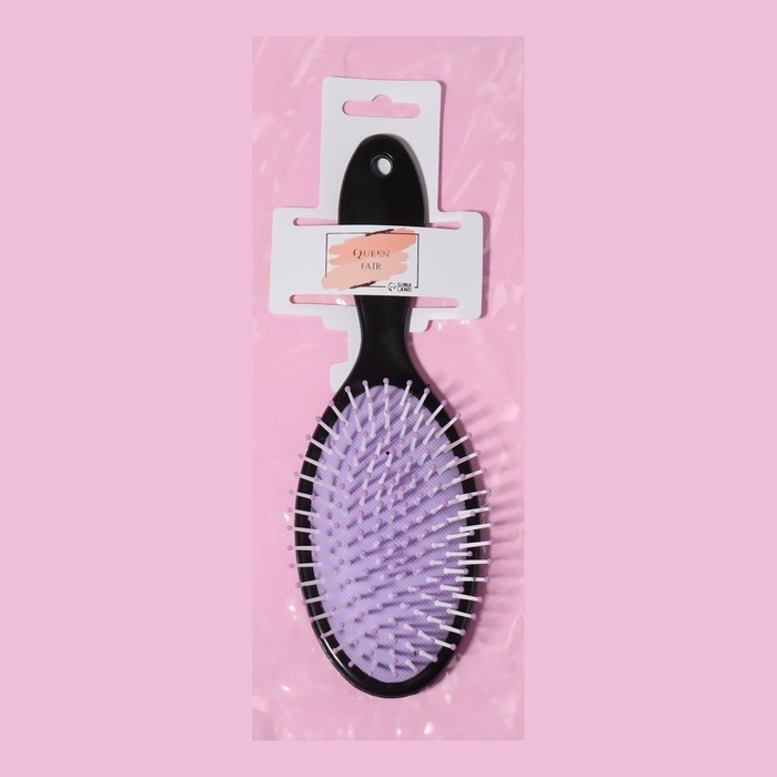 Расчёска массажная, 7 × 21,5 см, цвет МИКС