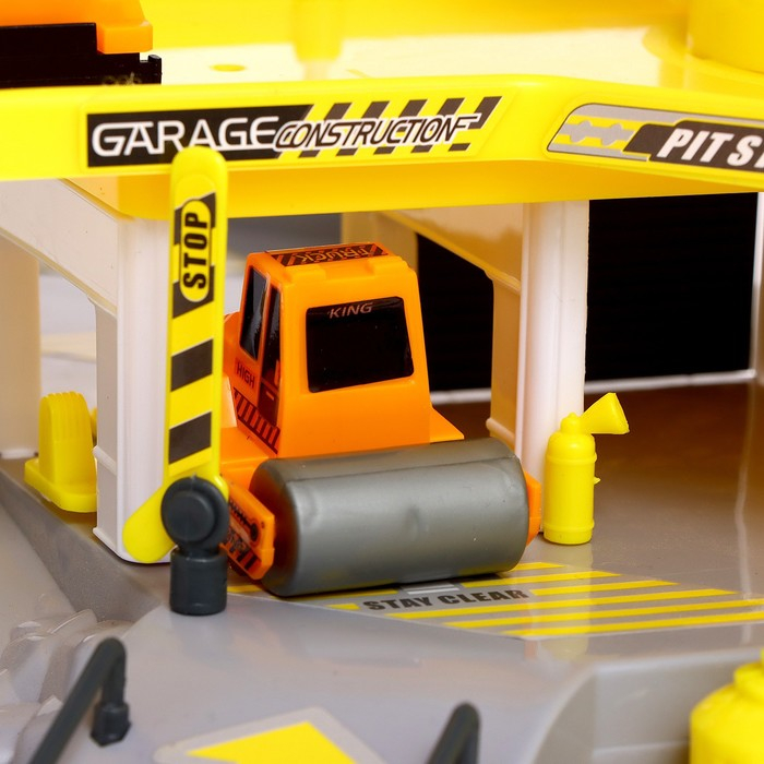 Игровой набор &laquo;Стройплощадка&raquo;, 2 уровня, вертолетная площадка