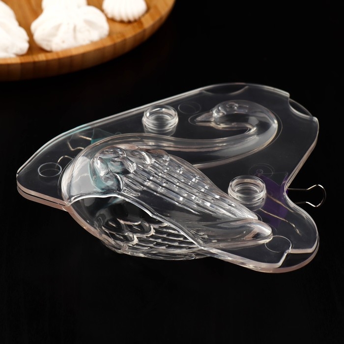 Молд для шоколада KONFINETTA «Лебедь», 13×4,7×14,5 см, цвет прозрачный Молд для шоколада KONFINETTA «Лебедь», 13×4,7×14,5 см, цвет прозрачный