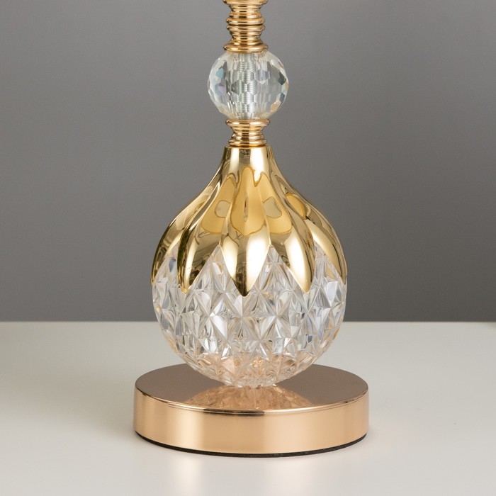 Настольная лампа с подсветкой Настольная лампа с подсветкой "Аделина" Е27 40Вт золото 27,5х27,5х44,5 см