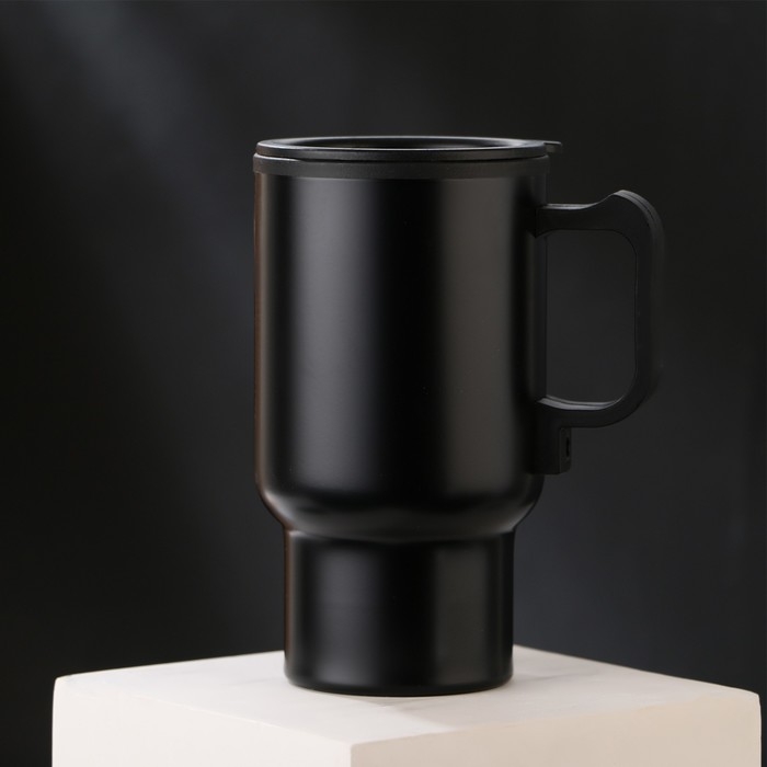 Термокружка, 450 мл, Автомобильная «Мастер скорости», сохраняет тепло 3 ч, с подогревом от прикуривателя