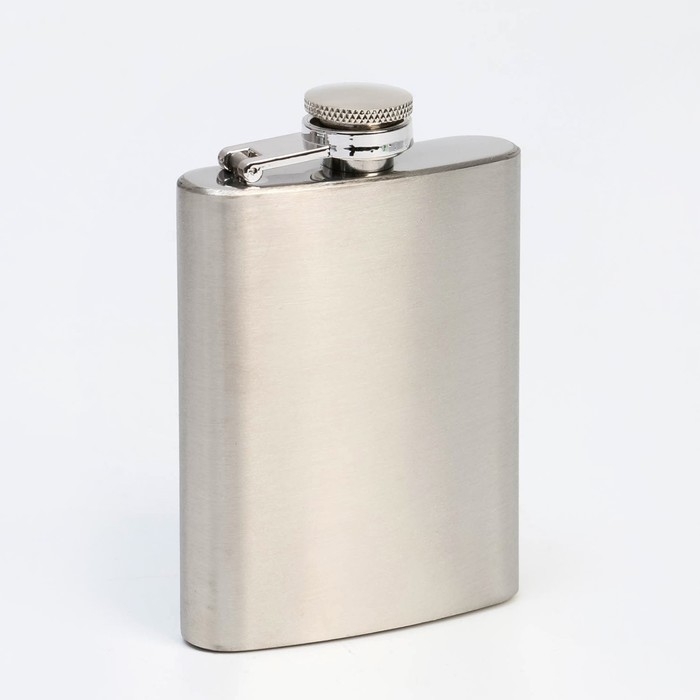 Фляжка для алкоголя и воды, 90 мл, нержавеющая сталь, подарочная, армейская, 3 oz Фляжка для алкоголя и воды, 90 мл, нержавеющая сталь, подарочная, армейская, 3 oz