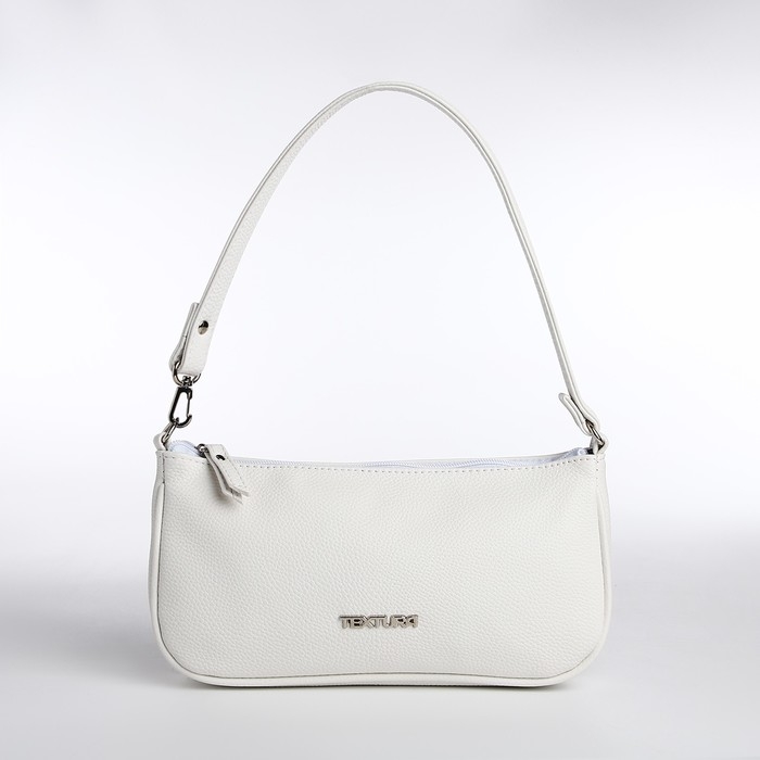 Сумка женская TEXTURA, багет, маленький размер, цвет белый Сумка женская TEXTURA, багет, маленький размер, цвет белый