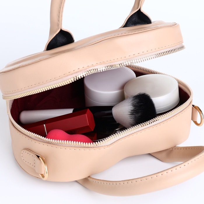 Сумка женская кросс-боди на молнии, цвет бежевый Сумка женская кросс-боди на молнии, цвет бежевый