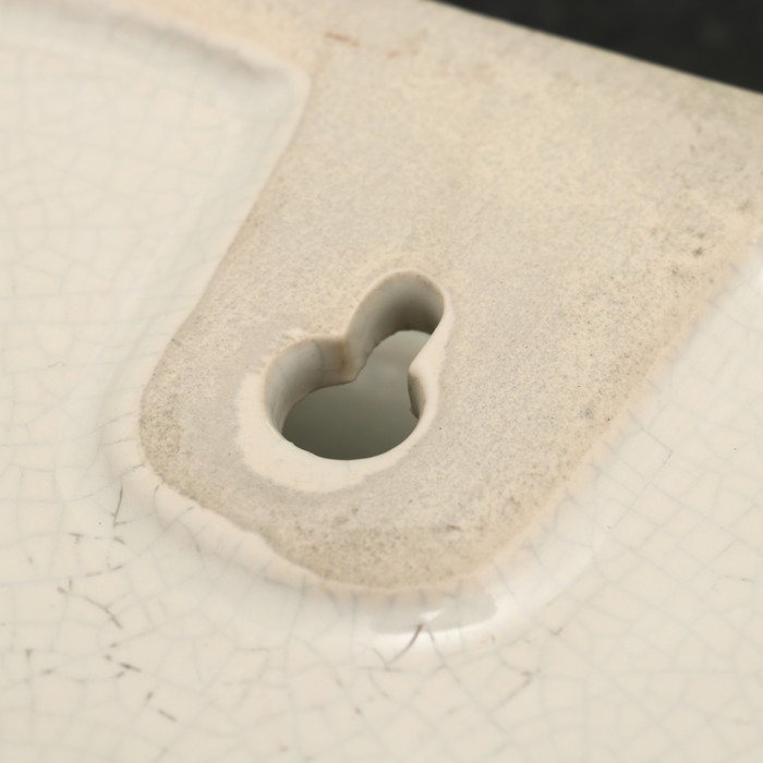 Подвесное кашпо  Подвесное кашпо "Дерин" 15х5х17см, белое