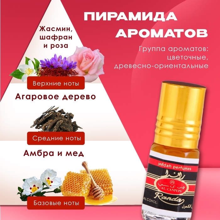 Духи масляные женские Ready, 3 мл Духи масляные женские Ready, 3 мл