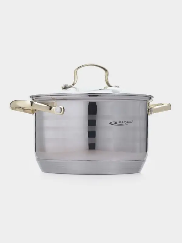 Кастрюля 3,5 л "ЭЛИС ГОЛД" ф20х12,5 см