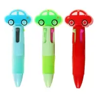 Ручка шариковая автоматическая 4-х цветная, мини, "Машина", МИКС Ручка шариковая автоматическая 4-х цветная, мини, "Машина", МИКС