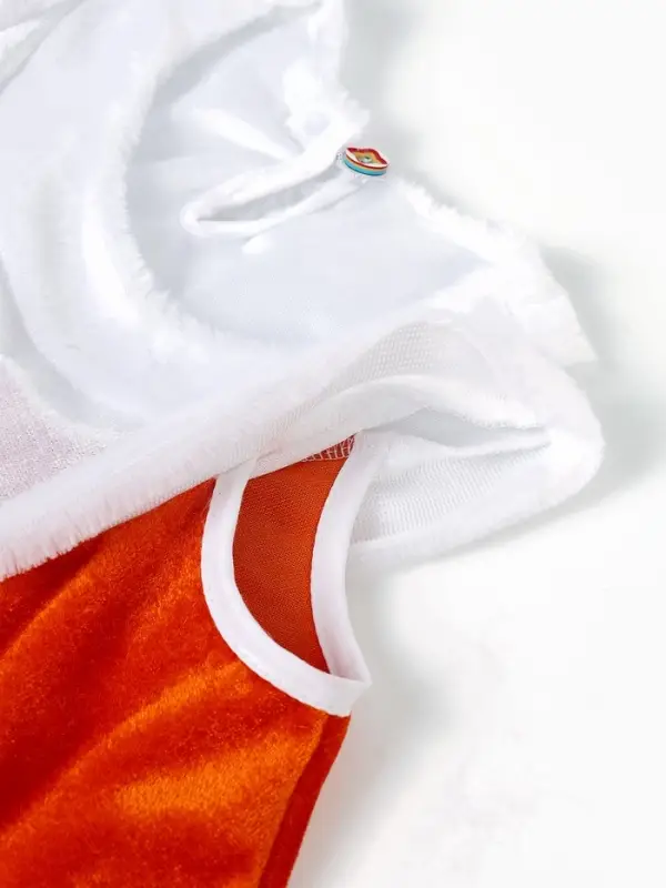 Карнавальный костюм "Белочка", сарафан, маска фетр, р.28, рост 98-104 см