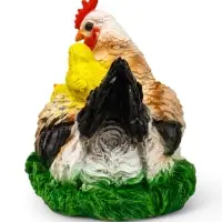 Садовая фигура из полистоуна &laquo;Курица Наседка&raquo;, 27&times;20&times;22 см