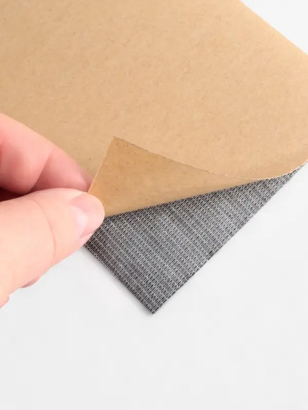 Заплатка клеевая из кожзаменителя, 10&times;20 см, чёрная