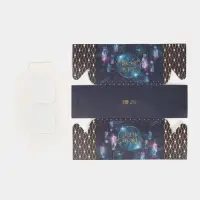 Коробка для капкейка &laquo;Фотографичный синий&raquo;, 16 х 8 х 10 см