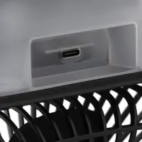 Вентилятор настольный с увлажнителем LOF-06, портативный, 3 скорости, питание USB, чёрный