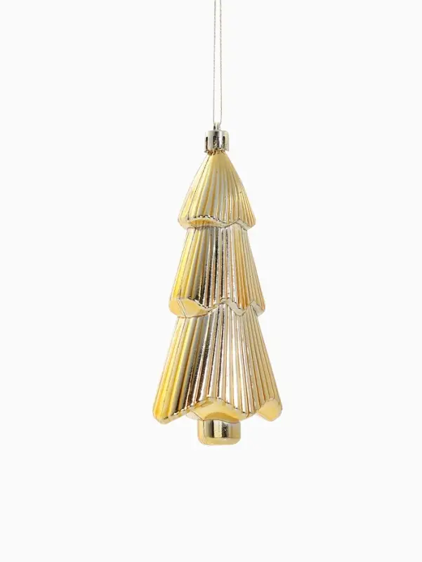 Ёлочные игрушки 18 шт. &laquo;Зимнее волшебство. Уют&raquo; пластик, золото/красный