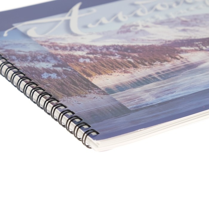 Альбом для рисования А4, 48 листов на гребне Альбом для рисования А4, 48 листов на гребне "Природа", обложка мелованный картон, блок 100 г/м²